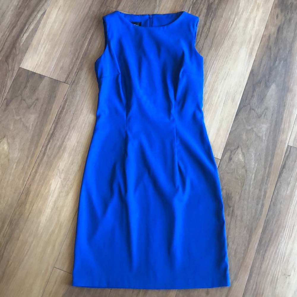 Blue Sheath Professional Dress
